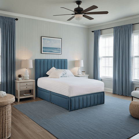 Harmony Hybrid Fabric Bed 4 Drawer