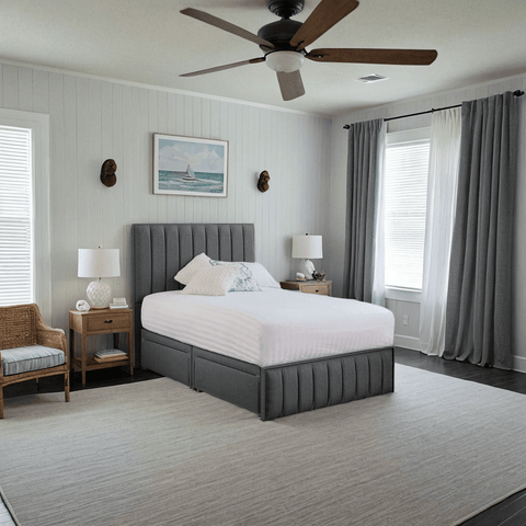 Harmony Hybrid Fabric Bed 4 Drawer