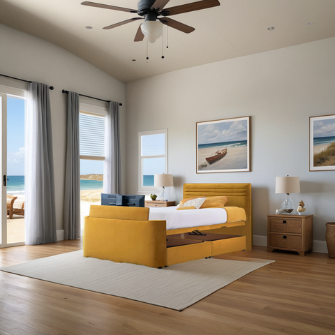 Image Chic TV Bed Side Ottoman