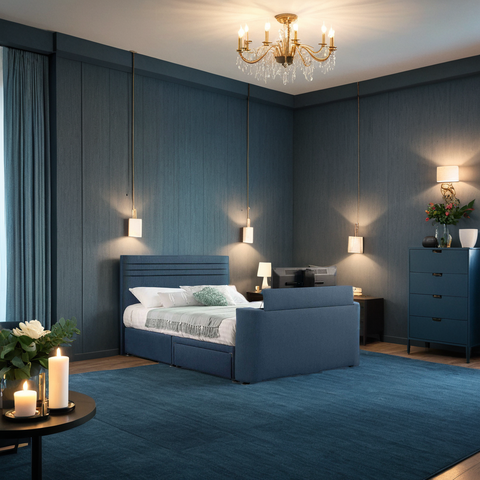 Image Chic TV Bed 2 Drawer