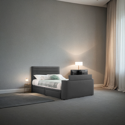 Image Chic TV Bed 4 Drawer