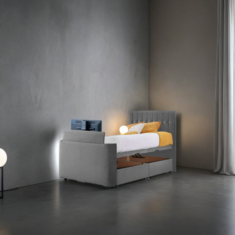 Image Sparkle TV Bed Side Ottoman