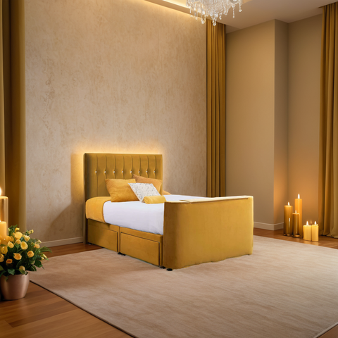 Image Sparkle TV Bed 4 Drawer