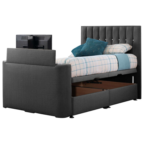 Image Sparkle TV Bed Side Ottoman