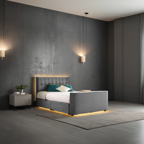 Image Sparkle TV Bed Non Storage