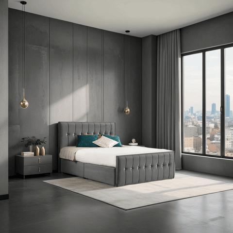 Style Sparkle Hybrid Fabric Bed Non Storage