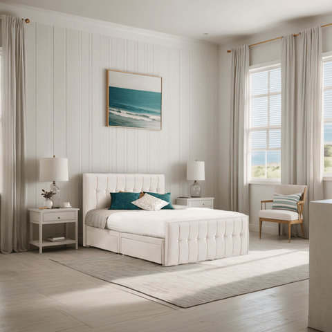 Style Sparkle Hybrid Fabric Bed 4 Drawer