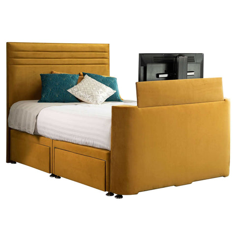 Image Chic TV Bed 4 Drawer