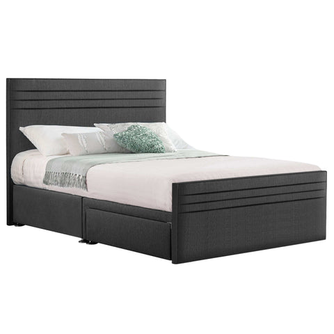 Style Chic Hybrid Fabric Bed 2 Drawer