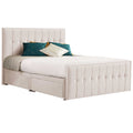 Style Sparkle Hybrid Fabric Bed 4 Drawer